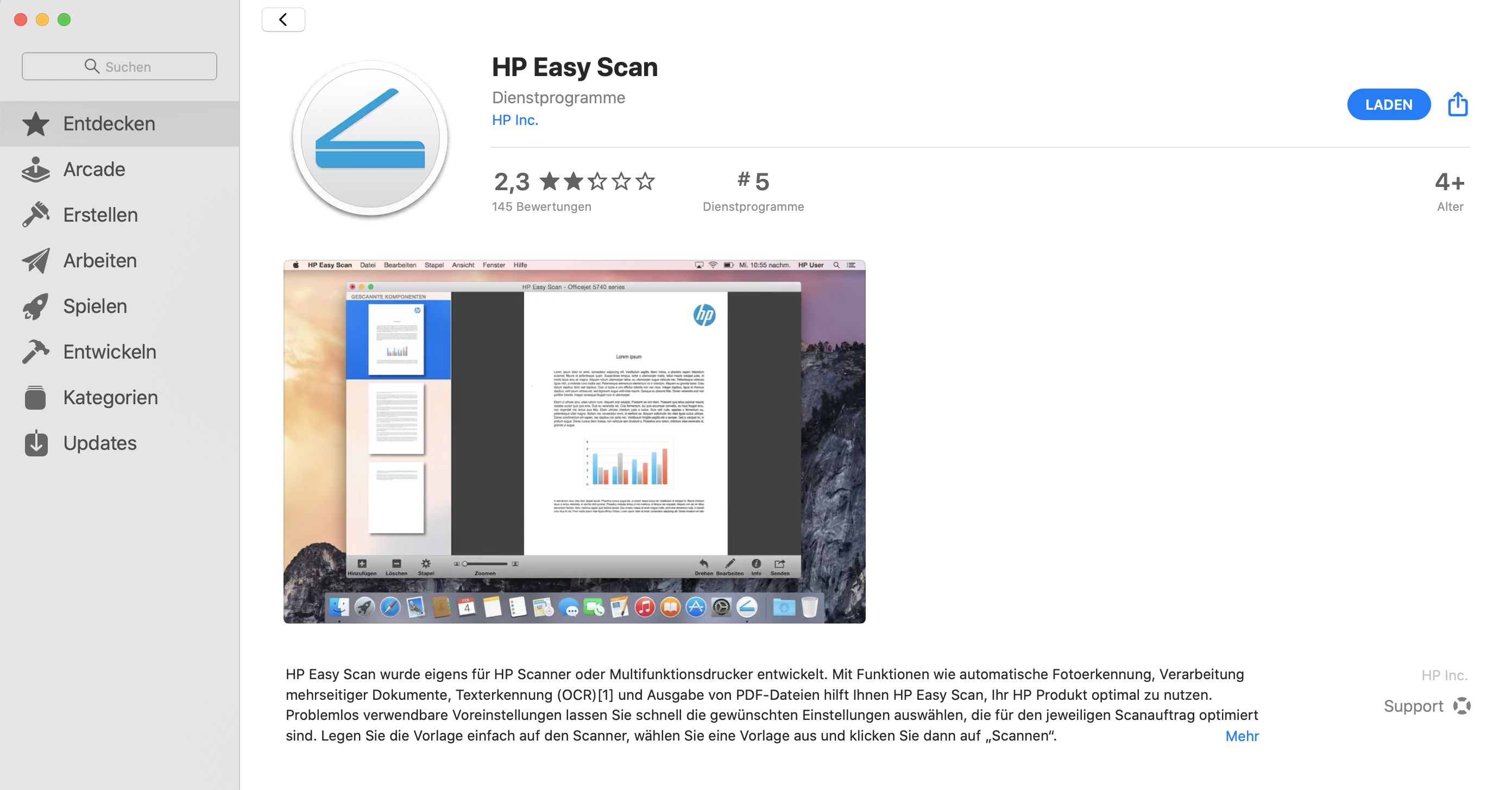 hp easy scan mac download dmg